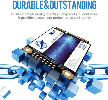 Dogfish Msata 250GB Internal Solid State Drive Mini Sata SSD Disk Drive High Performance Hard Drive for Desktop Laptop Notebook (MSATA, 250GB)