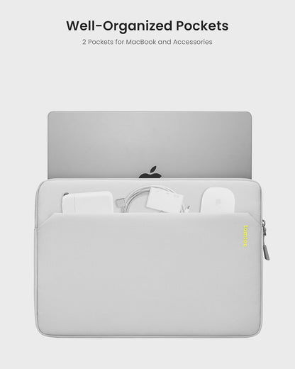 tomtoc Slim Laptop Sleeve for 16-inch MacBook Pro M4/M3/M2/M1 Pro/Max 2024-2019, XPS 15 Surface Book 3 The New Blade 16, Recycled Water-Resistant Protective Laptop Case Bag