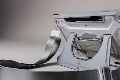 URBAN ARMOR GEAR UAG Designed for Microsoft Surface Pro 1st Edition 12" Case - Rugged Protective Cover with Multi-Angle Kickstand Pen Holder Hand Strap & Shoulder Strap, Plasma Healthcare White/Grey