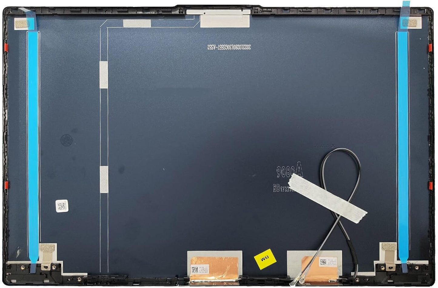 Replacement Laptop LCD Cover Back Rear Top Lid Hinges Front Bezel for Lenovo ideapad 5 15IIL05 15ARE05 15ITL05 5-15IIL05 5-15ARE05 5-15ITL05 5-15ALC05 5CB0X56073 5CB0Z31048 (Dark Blue)