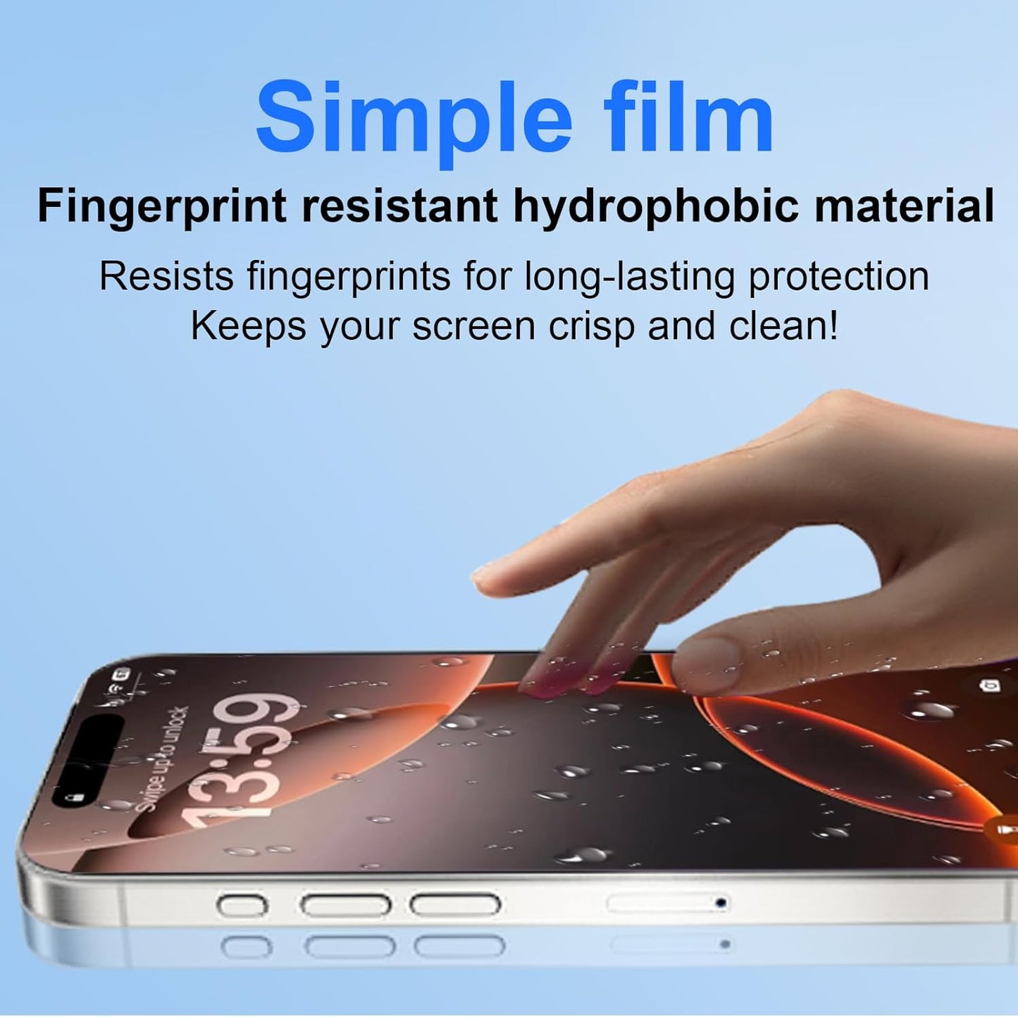 OneFish Full Edge Coverage Tempered Glass Screen Protector for IPhone 16e/ 14/13 / 13 Pro 6.1 inch 2 Pack Edge Reinforcement, Self-Aligning Installation, Case Friendly HD Screen Protectors