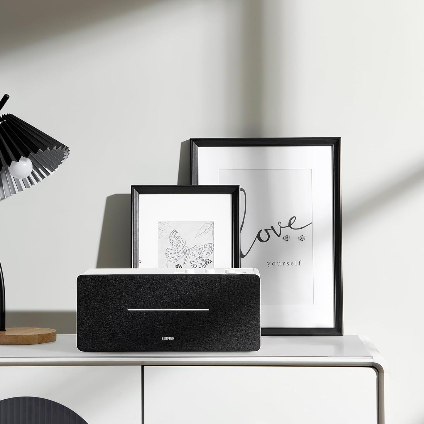 Edifier D12 Integrated Desktop Computer Speakers with Bluetooth 5.0, Wireless Stereo Tabletop Speaker 70 Watts RMS with Subwoofer Line Out, RCA, Aux Input for PC Monitor Laptop (White)