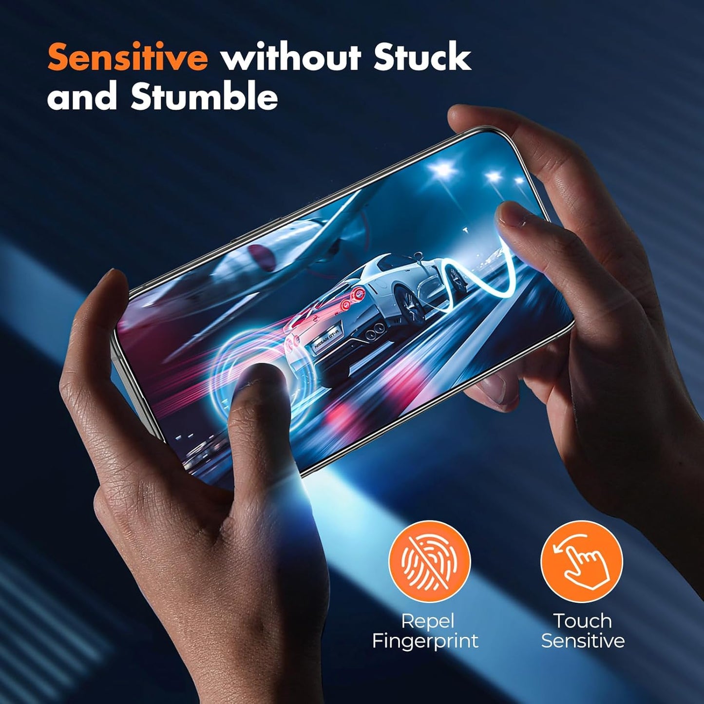 UNBREAKcable 3-Pack Screen Protector for iPhone 16 Pro Max [Military Grade Shatterproof] Tempered Glass Screen for Apple 16 Pro Max [9H Hardness][Full Coverage][Bubble Free][Easy Installation]