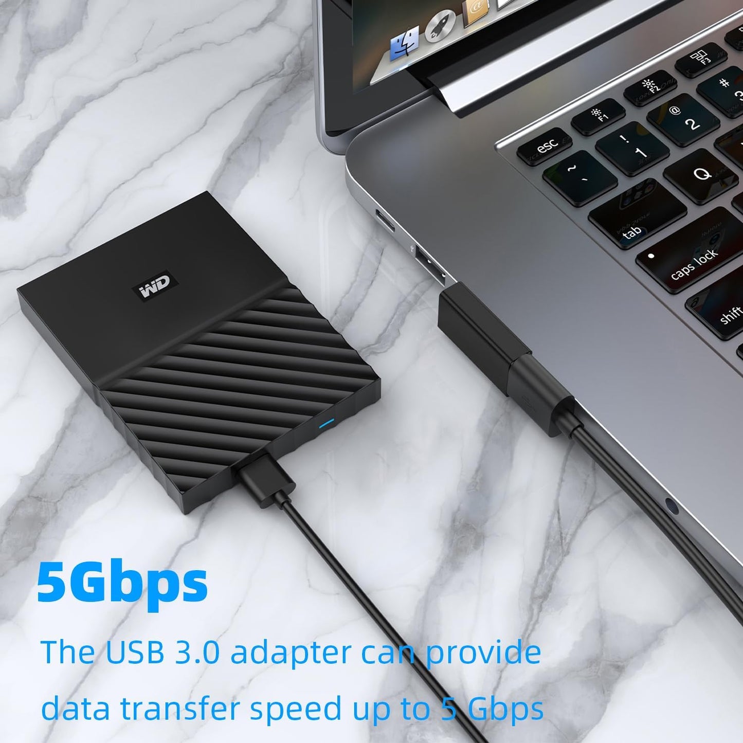 AreMe 90 Degree USB 3.0 Adapter 4 Pack, Up and Down Angle, Left and Right Angle USB A Male to Female Converter Extender for PC, Laptop, USB A Charger, Power Bank and More (Black)