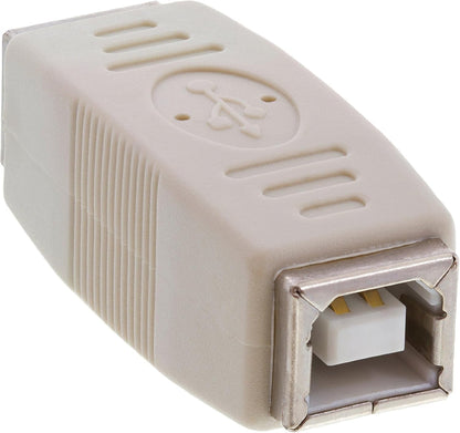 Cmple - [10 Pack USB B to B Adapter USB 2.0 Female to Female Coupler Jack to Jack Connector Converter for Printer Cable Scanner HDD External Hard Drive