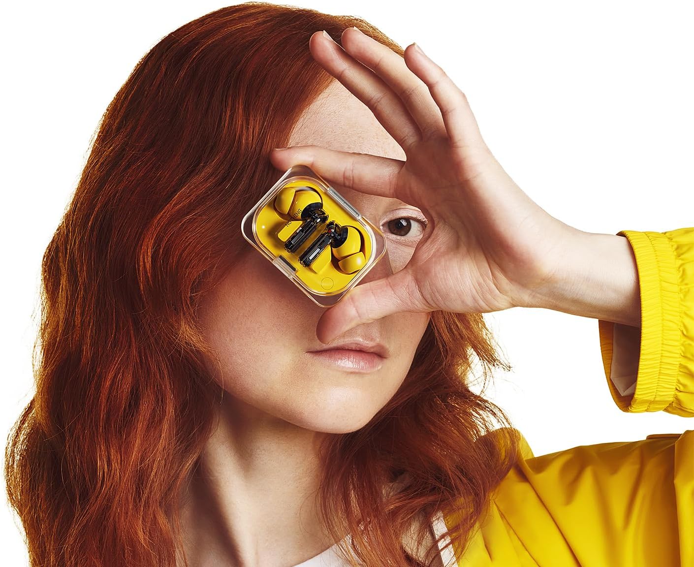 Nothing Ear (a) Wireless Earbuds, 45dB Hybrid Noise Cancelling Earbuds, Hi-Res Audio, Advanced Equaliser, Dual Connect, 6 Mics, 42.5H Playtime Ear Buds Wireless Bluetooth, Yolk