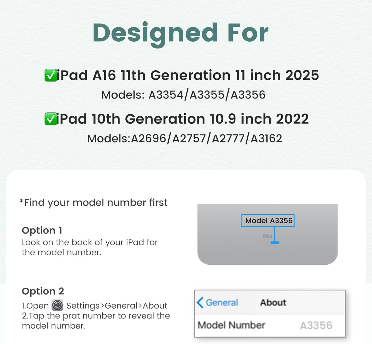 BLUTLOTUS for iPad 11th A16 10th Generation Case with Keyboard - 7 Colors Backlit Wireless Detachable Folio Keyboard Cover with Pencil Holder for iPad 11 inch A16 2025 10th Gen 10.9 Inch 2022 (Teal)