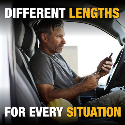 DEWALT Micro-USB to USB Cable(Not for iPhone)Reinforced Braided Micro-USB Cable, USB to Micro-USB Cable, Charger Cord Compatible with Android, 4 ft