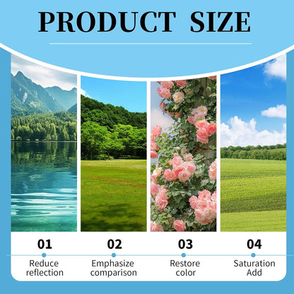 52mm CPL Filter for Phone Camera Clip Kit, Universal Phone Polarizing Filter Attachment Compatible with iPhone 16/15 / 14/13 Series, Polarizer to Enhance Vibrant Color and Reduce Glare