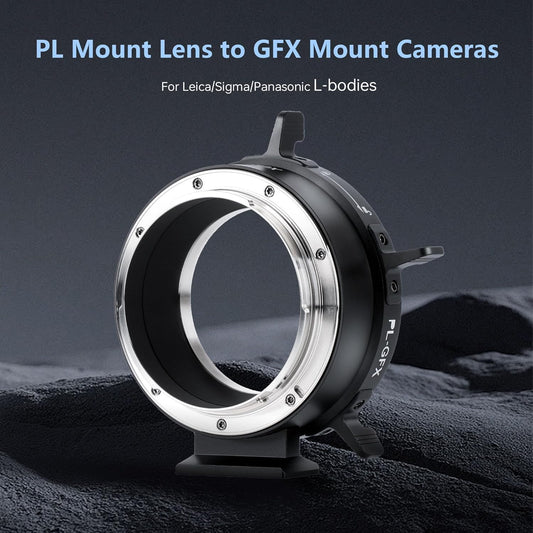 VILTROX PL-GFX Lens Adapter, Lens Converter Ring Camera Lens Mount Adapter Ring Compatible with PL Lens to Fuji G Mount GFX Cameras Fuji GFX100S,GFX100,GFX50R,GFX50S,GFX50S II/PL-GFX Pro