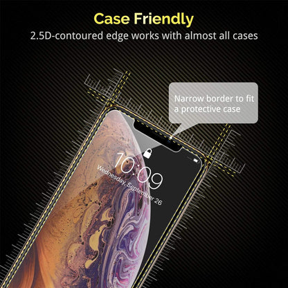 UNBREAKcable 3-Pack Screen Protector for iPhone 11 Pro/X/XS 5.8", 9H Premium Tempered Glass Screen Protector for iPhone X/iPhone Xs/iPhone 11 Pro [Easy Install, No Bubble, Anti-Scratch]