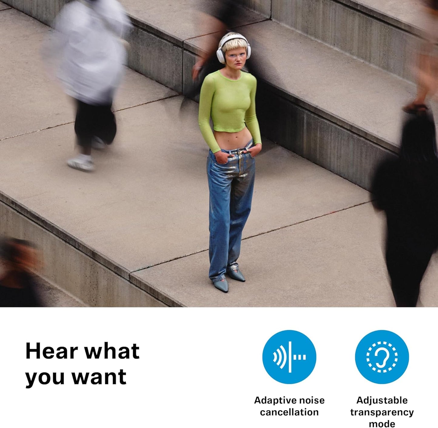 Sennheiser Momentum 4 Headphones - Bluetooth Headset for Crystal-Clear Calls, Adaptive Noise Cancellation, 60h Battery Life, Lightweight, Pride