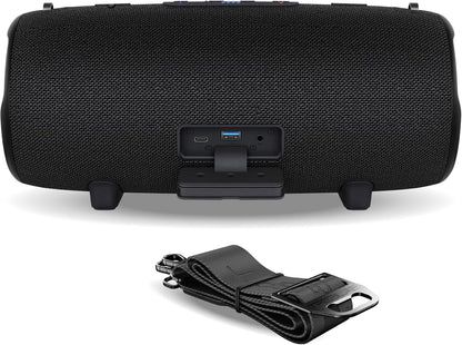 TREBLAB Ultra Loud Wireless Speaker - 60W Stereo Sound with Deep Bass, 20H Playtime, Powerbank, Waterproof, Loudest Portable Bluetooth Speaker for Home, Outdoor Party, Beach, Work, Travel, HD-Max