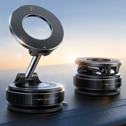 JOYROOM Vacuum Magnetic Phone Holder for Car, Strongest Suction Cup Phone Mount, 360° Adjustable Magsafe Car Mount, Foldable Car Phone Holder for iPhone 16 Pro Max 15 14 13 12 Plus/Android