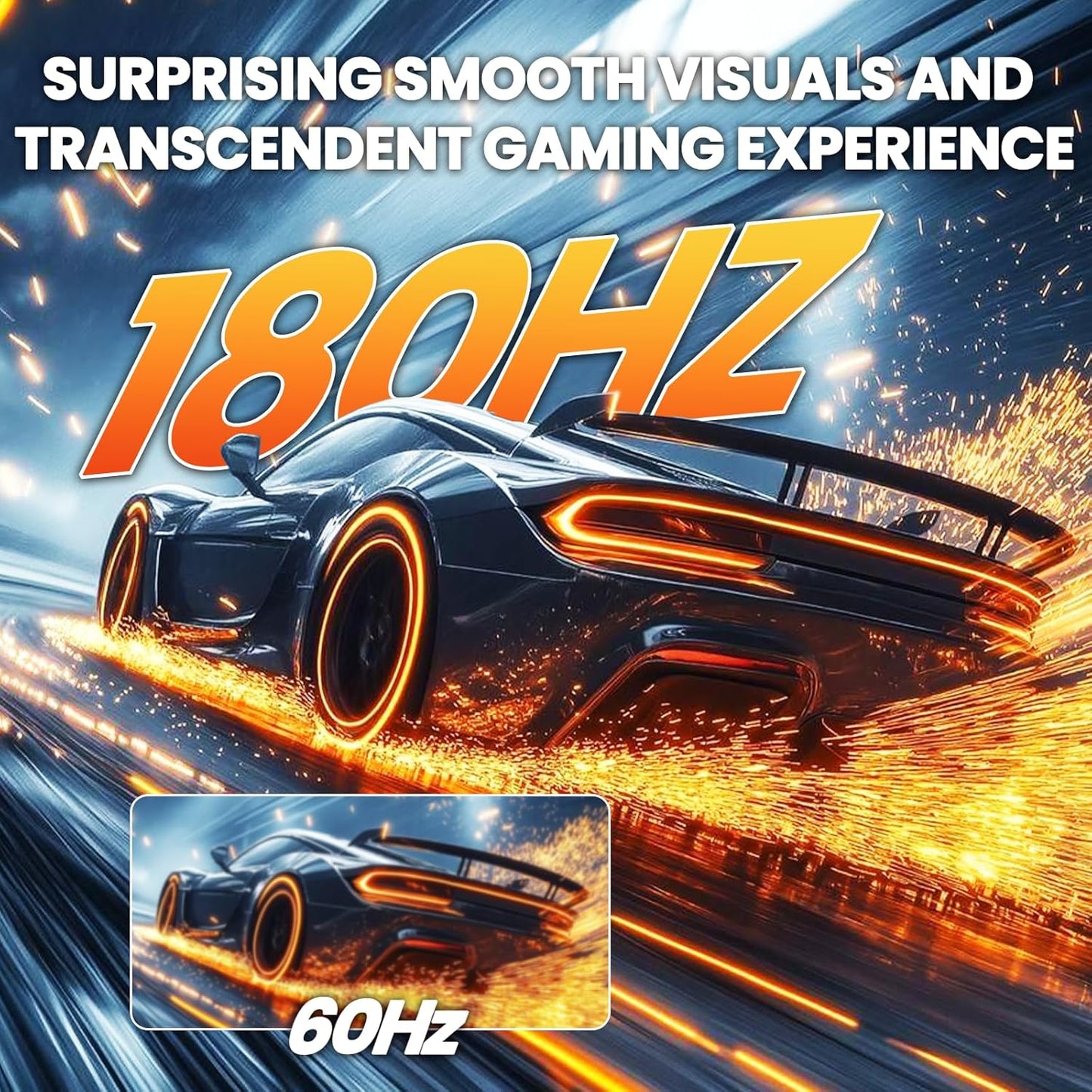 CRUA 27" Curved Gaming Monitor, 2k QHD(2560*1440P) VA Screen, 1800R, 165Hz/180Hz Computer Moniter, Supports AMD Freesync, 120% sRGB, Built-in Speakers, Wall Mountable Installs(HDMI 2.0/DP 1.4)-Black