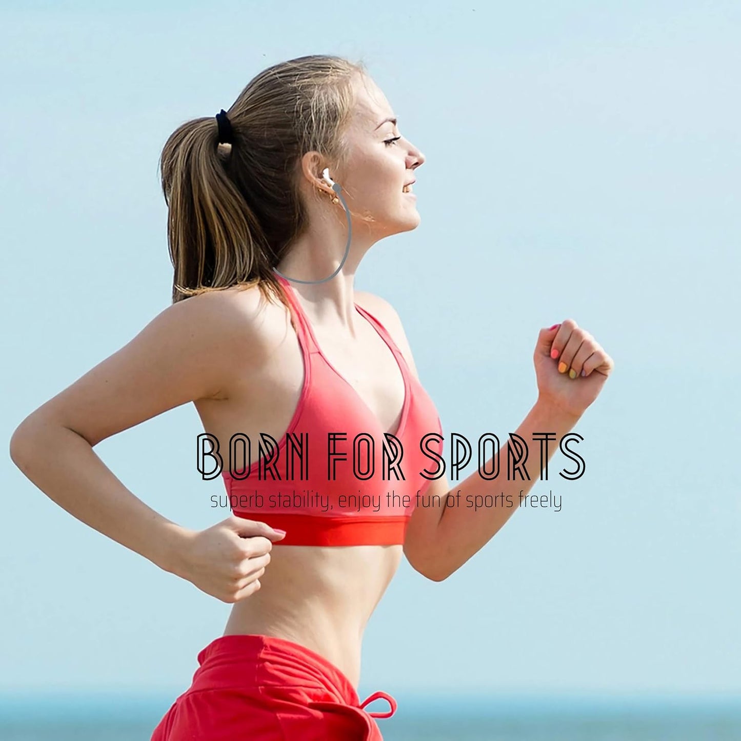 Ultra Strong Magnetic Airpod Pro Strap Anti-Lost Cord Sports Lanyard Compatible with Airpods 3rd 2nd Generation Pro 3 2 1 (Grey)