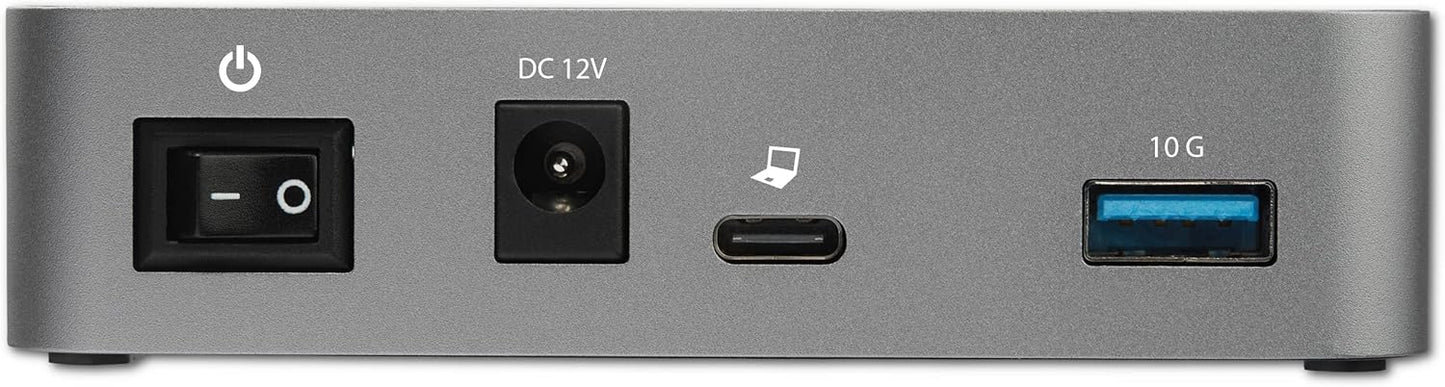 StarTech.com 4-Port USB C Hub - USB 3.2 Gen 2 (10Gbps) - 3x USB-A & 1x USB-C - Powered - Universal Power Adapter Included , TAA (HB31C3A1CS)