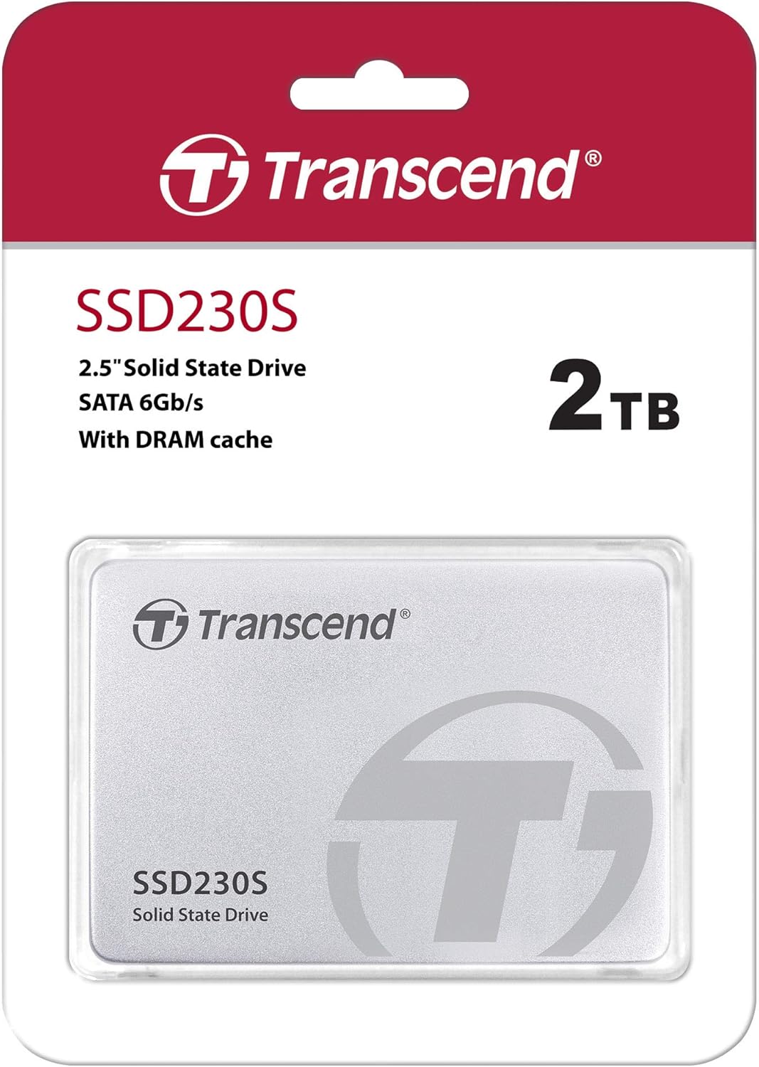 Transcend 2TB 2.5" SATA III 6Gb/s SSD with DRAM, Up to 560MB/s, Compatible with PS4, Laptops, Desktops, PCs, Notebooks, Internal Solid State Drive with SLC Cache, 3D TLC NAND, RAID Engine, LDPC Coding