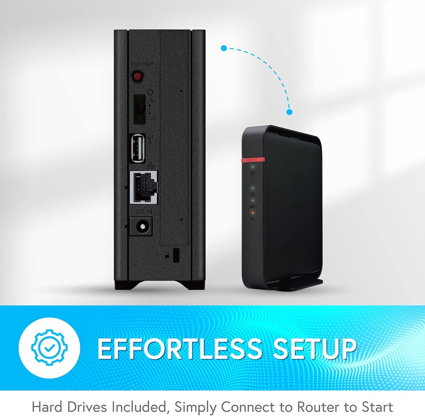 BUFFALO LinkStation 210 6TB 1-Bay NAS Network Attached Storage with HDD Hard Drives Included NAS Storage That Works as Home Cloud or Network Storage Device for Home