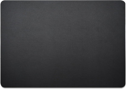 Nekmit Leather Desk Blotter Pad 17 x 12 Inches, Flat, Non-Slip, Waterproof, Black