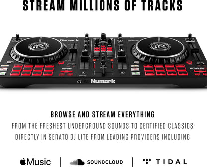 Numark Mixtrack Pro FX Serato DJ Controller with 2 Decks, Mixer, (Effects Paddles and Audio Interface)