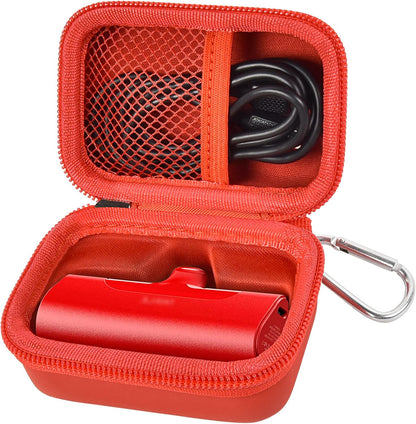 Portable Charger Power Bank Case for Swyop/for Feob/for Charmast/for JEJILL/for LanLuk/for VEGER/for iWALK/for Taegila/for Kuulaa and More Small Charging Battery Pack - Bag Only (Red)