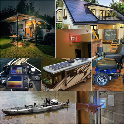 WEIZE 12V 50Ah Lithium LiFePO4 Battery, Grade A Cells Built in BMS, 8000+ Deep Cycles Low Temperature Protection Battery for Marine, Trolling Motor, Solar, Power Wheelchair, Backup Sump Pump (2 Packs)