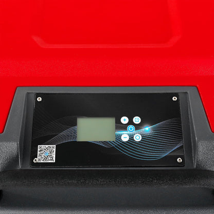 MOUNTO 310 Pints LGR Commercial Dehumidifier with Built-In Pump and Drain Hose – Portable, Heavy-Duty Dehumidifier with Wheels for Basements, Garages, Home, and Job Sites (Red)