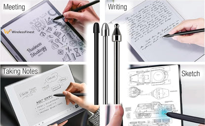 Soft Metal Nibs Tips Replacement For Samsung Galaxy Tab S10 Ultra Spen S9 S8 S7 S10+ S9+ S8+ Tab S9 Ultra S6 Lite S24 S23 S22 Ultra Note 9 Note 8 S Pen King Write + Tool, 10Pcs Standard + 2 Pcs Metal