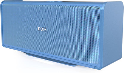 DOSS SoundBox Ultra Bluetooth Speaker with 2.1 Channel Audio, 80W Superior Sound with Deep Bass, Two DSP Technologies, 18H Playtime, BT 5.3, Wireless for Home, Office, Room-Blue