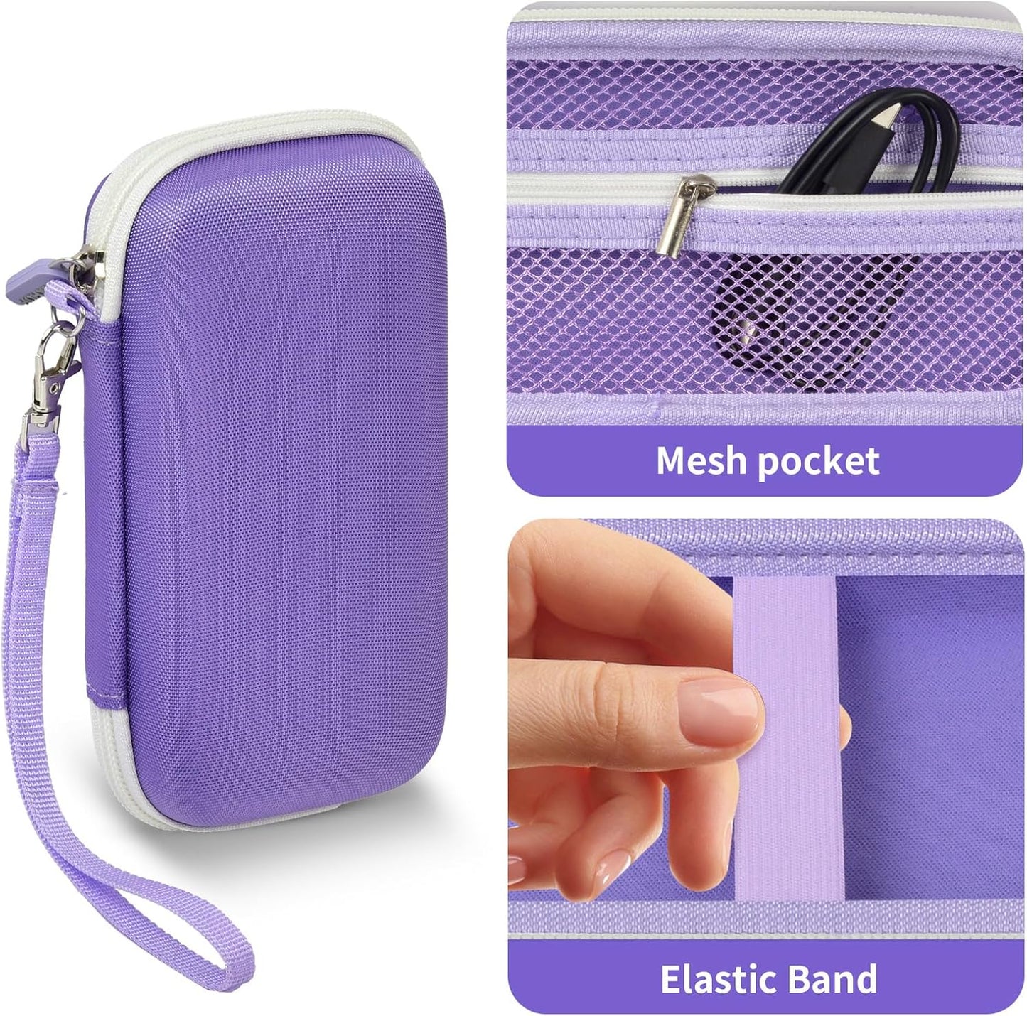 Portable Bank Charger Case for SABANI for Charmast for OHOVIV for VRURC for YILANS for CFIAI for LOVELEDI for RGVOTA for Miday for RONEGN for POIYTL for IAPOS Fast Charging Battery(Purple