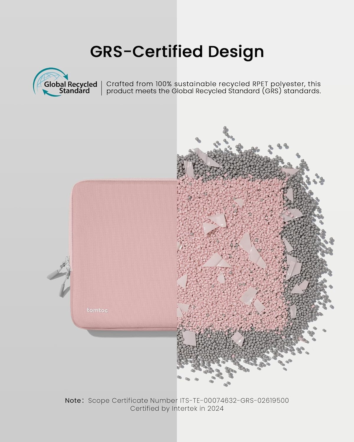 tomtoc 360 Protective Laptop Sleeve for 14-inch MacBook Pro M4/M3/M2/M1 Pro/Max A3112 A3401 A3185 A2992 A2918 A2779 2024-2021, Water-Resistant Case Bag with Accessory Pocket for 13.8 Surface Laptop 7