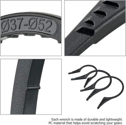 Camera Lens Filter Wrench Kit: PROfezzion 3 Pack Wrench for ND UV CPL Filter, Fit 37-52mm 55-72mm 77-95mm Lens Thread for Canon Nikon Sony Fujifilm Olympus Pentax & Other Camera