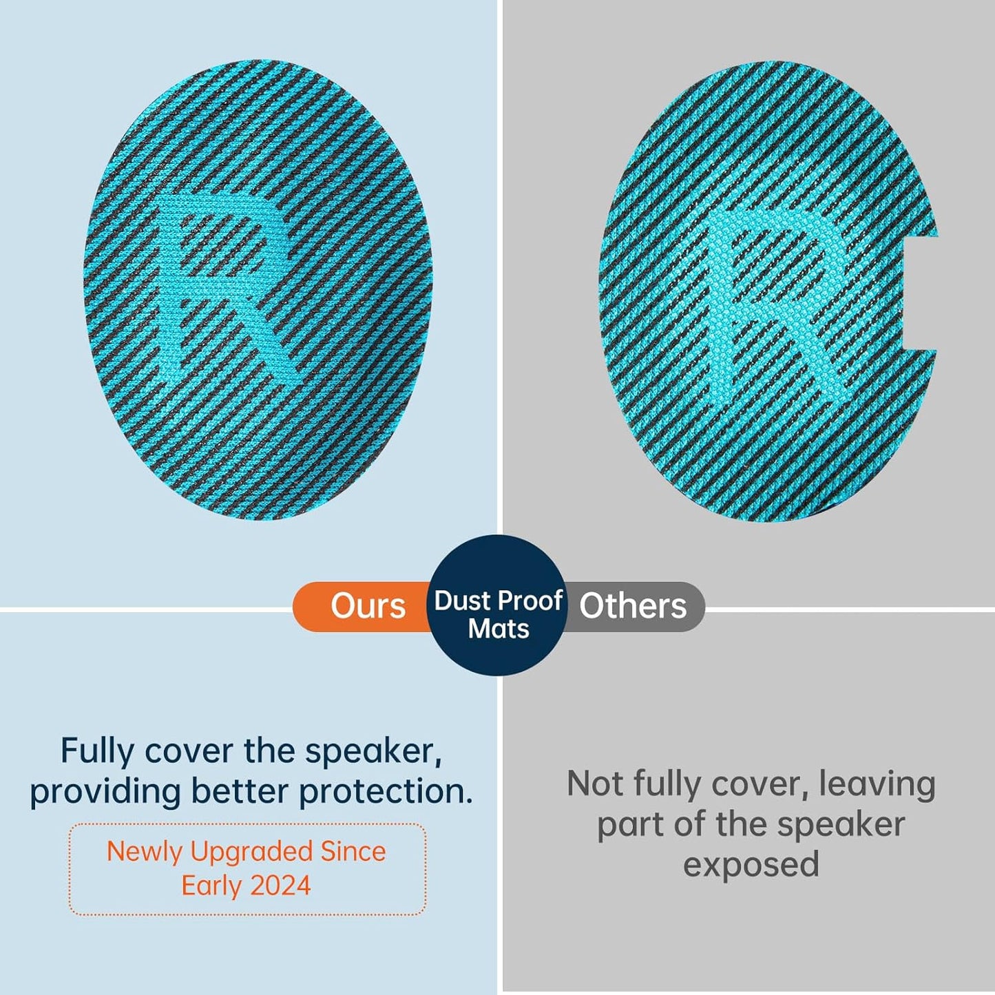 Aurivor Replacement Ear-Pads for Bose QuietComfort QC 35 (ii) 25 15 2 Headphones, Tear-Proof Cushion for QC35 (ii) QC25 QC15 QC2 SoundTrue/SoundLink AE2/AE2i/AE2w Around-Ear Headphones (Black)