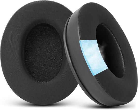 GVOEARS Cooling Gel Replacement Ear Pads for HyperX Cloud 1/2/3/Pro/Core/Alpha/Alpha S/Alpha Pro/Flight/Flight S/Stinger/Stinger S, CloudX Stinger Headset and More, Breathable Ice Silk Fabric - Black