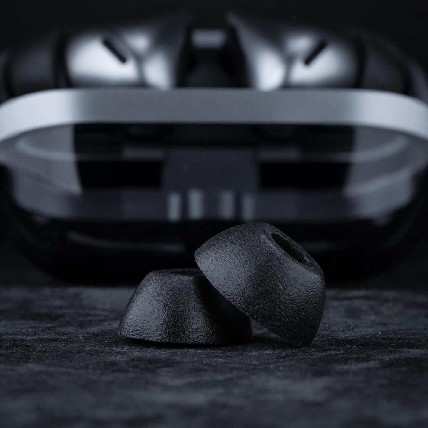 Comply TrueGrip MAX | Premium Memory Foam Replacement Earbud Tips for Samsung Galaxy Buds3 Pro | Long Lasting Comfort, MAX Durability, Secure Fit, Superior Noise Isolation| Black (Medium) (1 Pair)