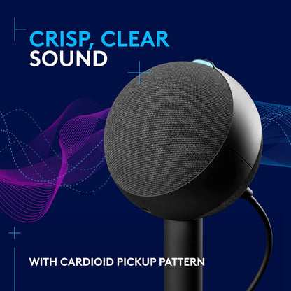 Logitech G305 Lightspeed Wireless Gaming Mouse, White + Yeti Orb RGB Gaming Microphone with LIGHTSYNC, USB Mic for Streaming