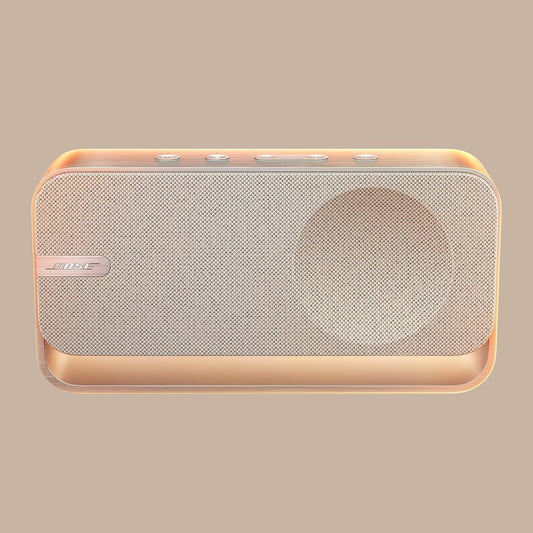 Bose SoundLink Home Speaker, Premium, Portable and Wireless Bluetooth Bookshelf Speaker, Up to 9 Hours Battery Life, Light Silver