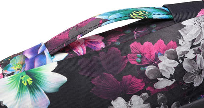 Canvaslove Floral Laptop Sleeve Case, Cushioned with Handle and Pocket for 16 inch Laptop (Purple Lotus)