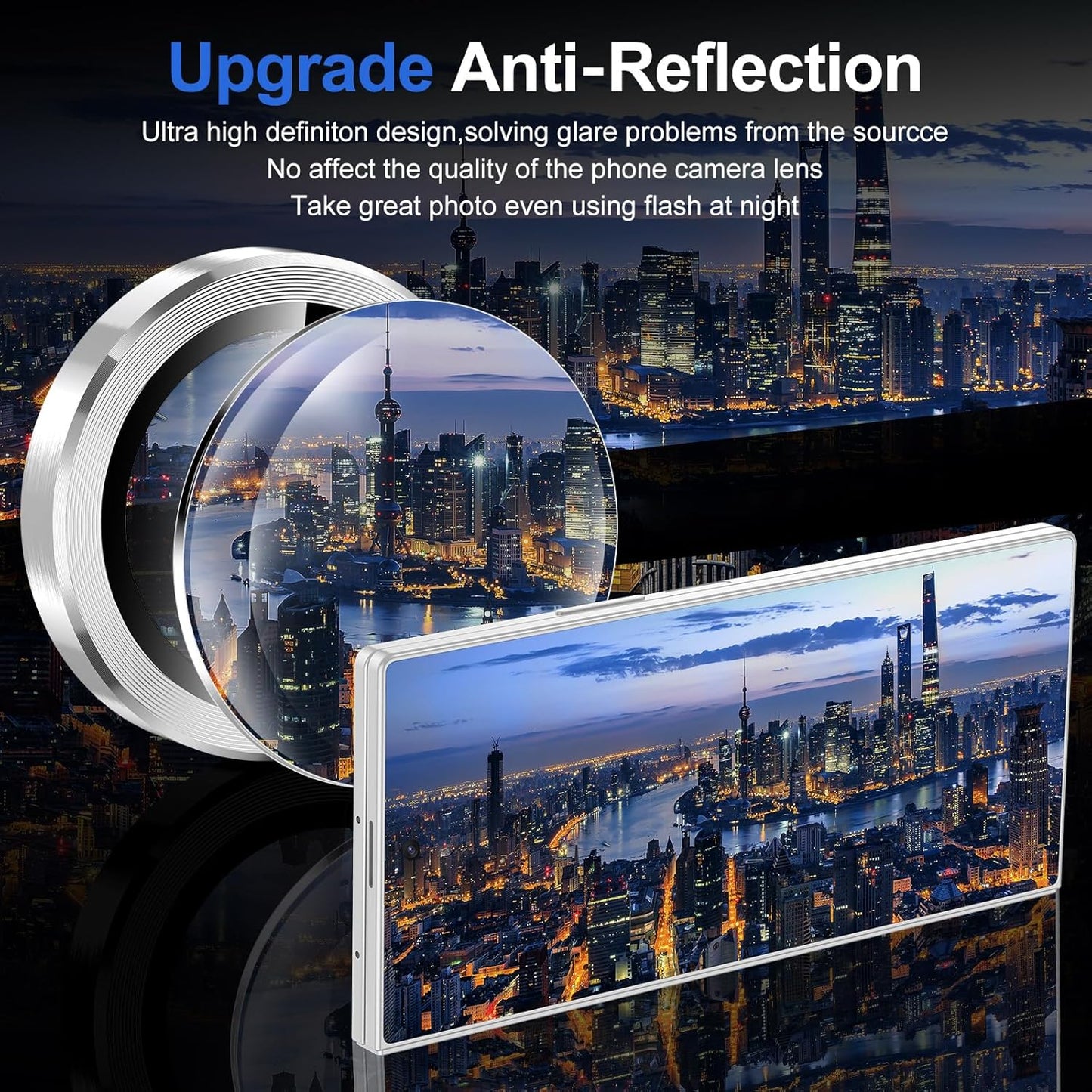 for Samsung Galaxy Z Fold 7 Camera Lens Protector, Individual Metal Ring Tempered Glass Lens Cover, [Strong Adsorption] Scratch Resistant Ultra-Thin HD Clear Lens Cover, 1 Set-Silver