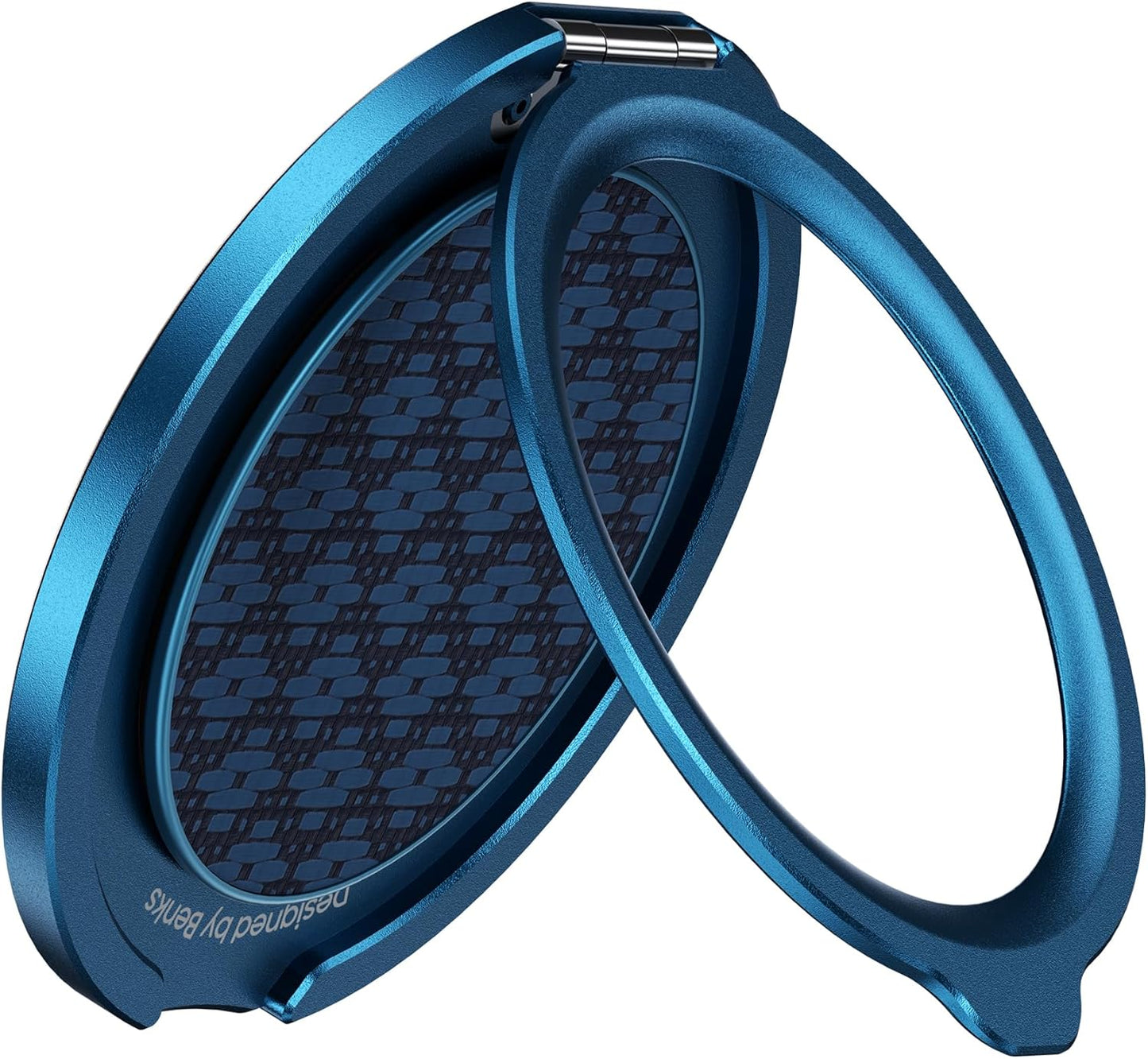 BENKS ArmorPop Magnetic Phone Grip & Stand for MagSafe, 360° Rotation Adjustable Phone Ring Holder for iPhone 17/16/15/14/13/12 Series, Durable Kevlar Design