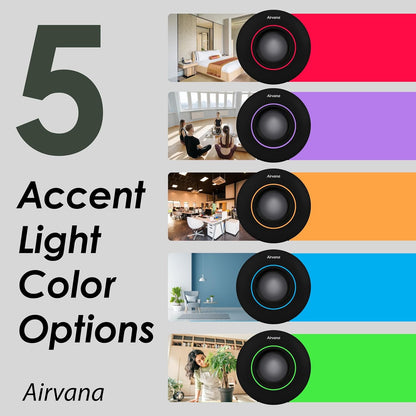 Capri Series Tabletop Air Purifier, Black