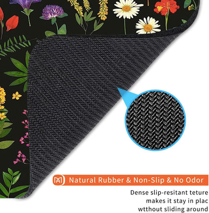 Square Mouse Pad Flowers,Personalized Premium-Textured Custom Mouse Mat Design,Washable Mousepad Cloth,Non-Slip Rubber Base Computer Mouse Pads for Wireless Mouse