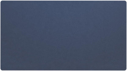 Nekmit Leather Desk Blotter Pad 36 x 20 Inches, Flat, Non-Slip, Waterproof, Blue
