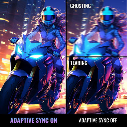 SANSUI 24 Inch Gaming Monitor 180Hz, Computer Monitor with Speakers 1*DP 2*HDMI Ports, FHD 1080P 110% sRGB VESA Support Eye Cares (One HDMI Cable Included ES-G24F4S)