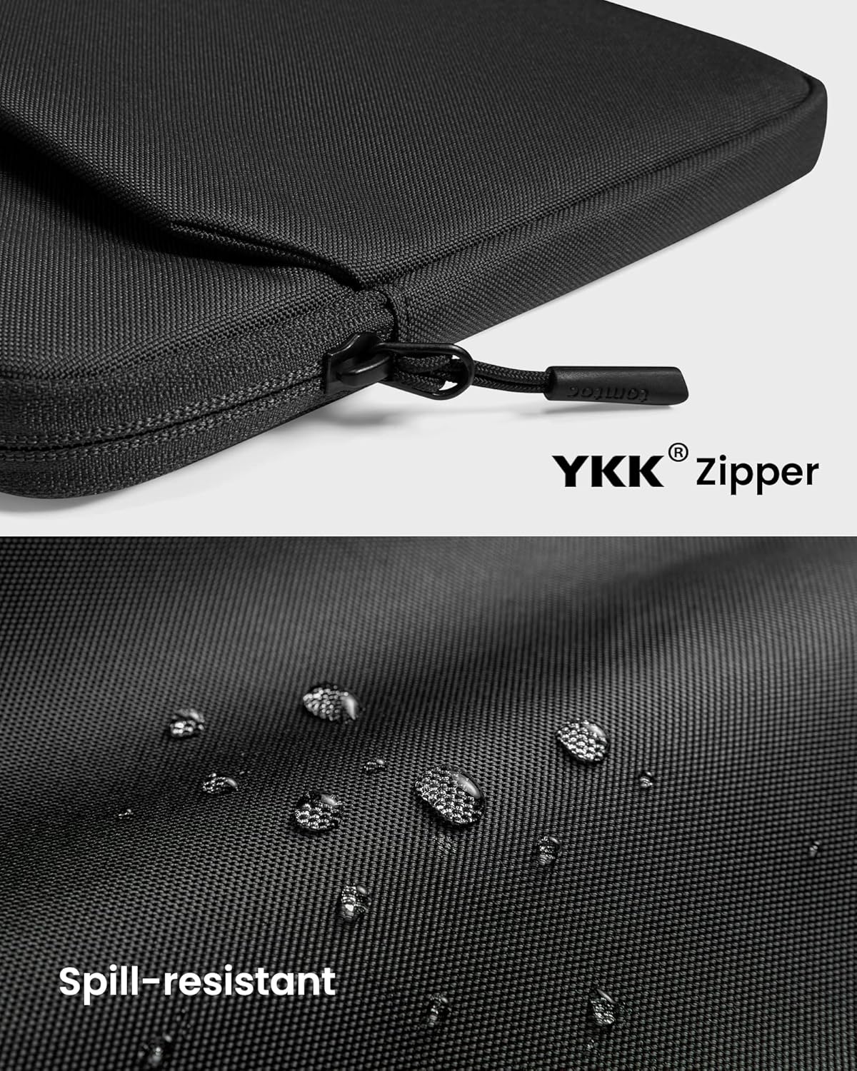 tomtoc Slim Laptop Sleeve for 14-inch MacBook Pro M4/M3/M2/M1 Pro/Max 2024-2021, Water-Resistant Protective Case for 13.8 Inch Surface Laptop AI PC, Accessory Bag