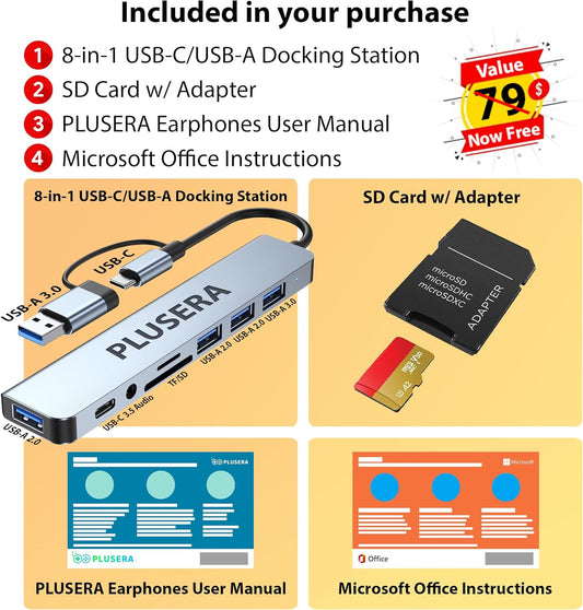 Lenovo IdeaPad 15.6” FHD Touchscreen Laptop, 6-Cores Intel Core i3, Windows 11 Pro with Microsoft Office Included, Plusera Earphones (Intel Core i3, 16GB RAM | 1TB Storage)