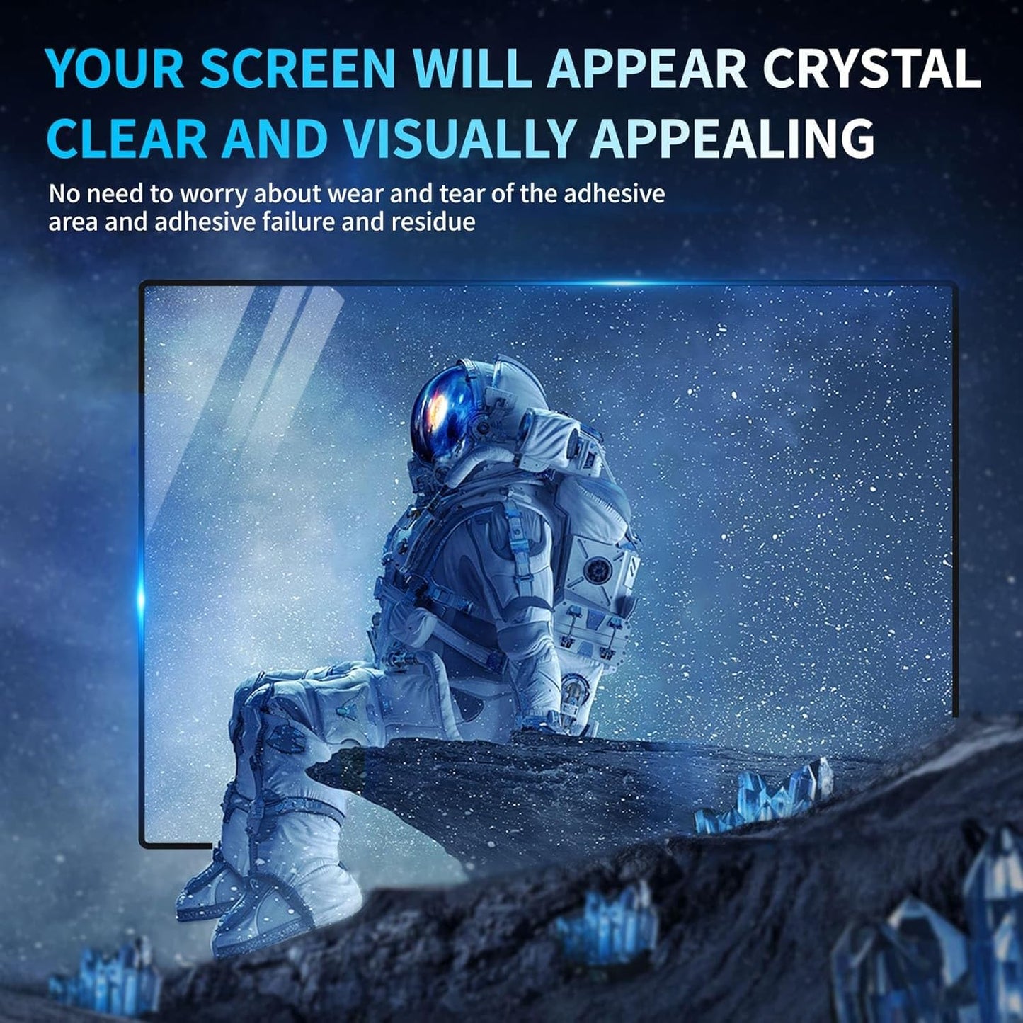 Magnetic Computer Privacy Screen 23.6 inch, Hanging Privacy Screen for Computer Monitor for 16:9 Frameless Monitor, Acrylic Eye Protection Anti Glare Blue Light Computer Screen Privacy Filter