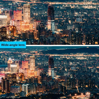 3 in 1 Cell Phone Camera Lens Kit Wide Angle Macro Fisheye Lens Universal for Smart Phones iPhone Samsung Android(Gold)