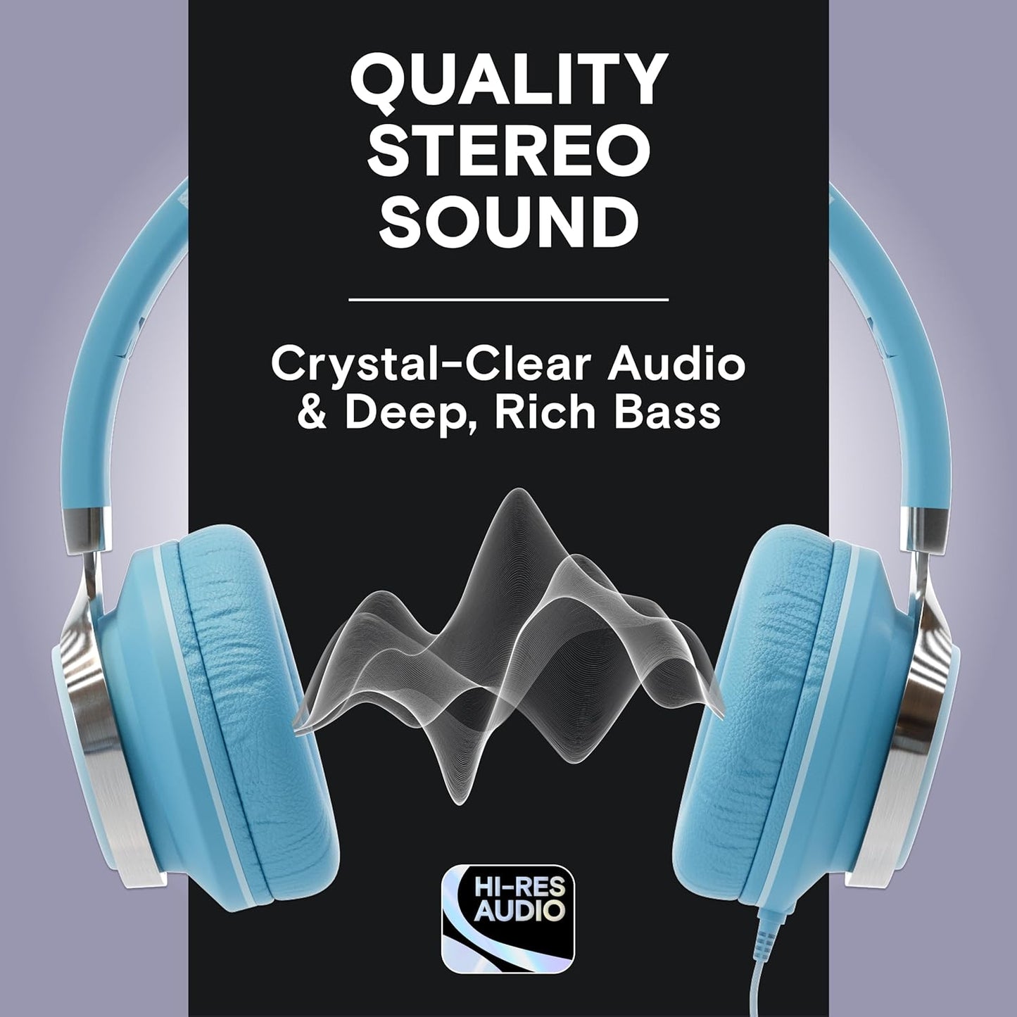 ARTIX CL750 USB C Wired Headphones with Mic & Volume Control Noise Isolating for iPhone 15-16, Samsung Computer Earphones Wired, On-Ear with Wire, Plug in and Play